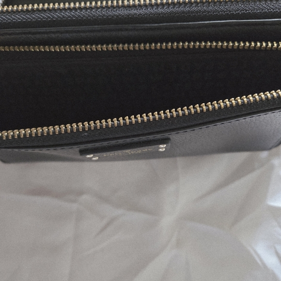 Kate Spade Black Leather Wallet - Picture 3 of 4